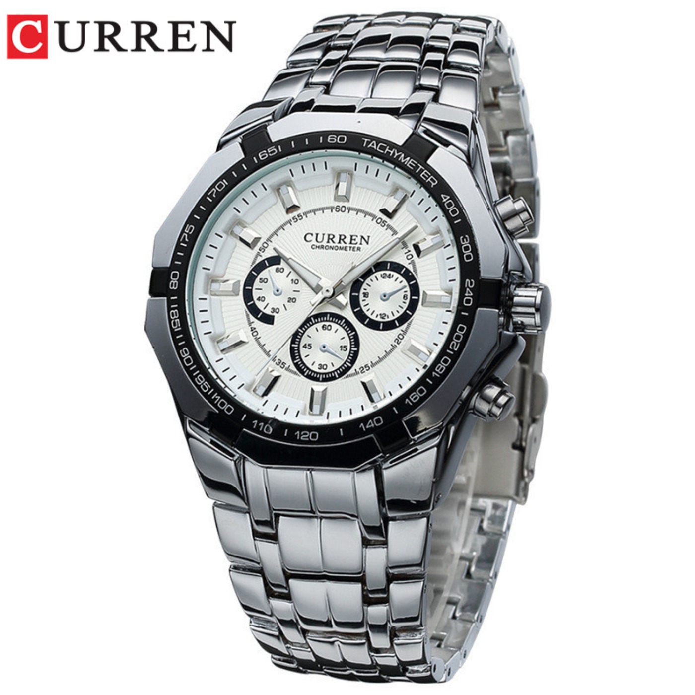 Jewelry And Watches - カレン男性高級ブランドミリタリースポーツメンズ腕時計フルスチールクォーツ時計メンズ防水ビジネス腕時計レロジオ Masculino
