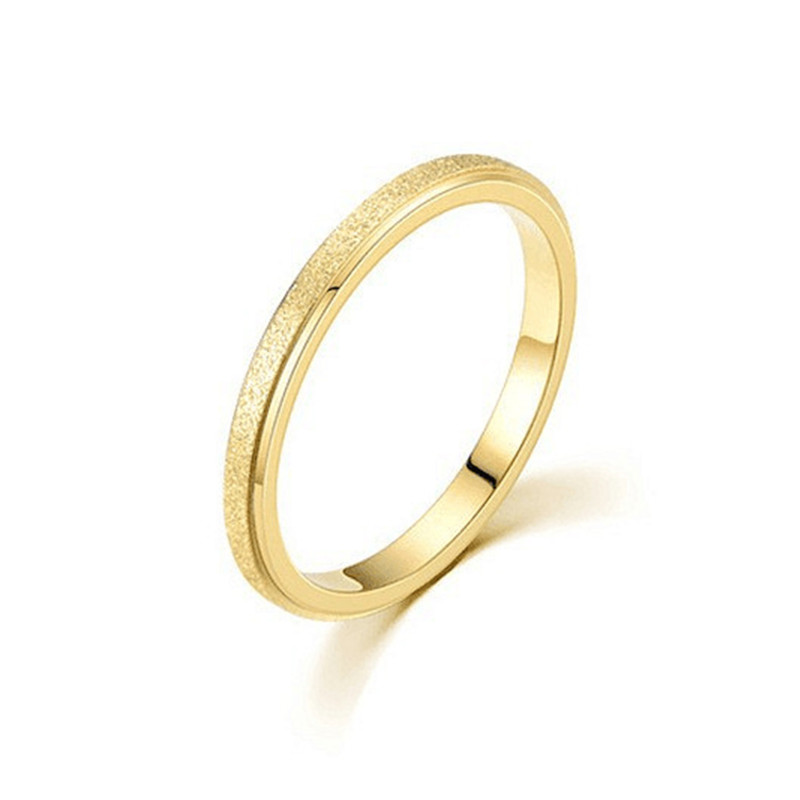 ファッションミニマリストつや消し薄型スタッカブルリングステン - Minimalist Ring Stackable のレビューと価格