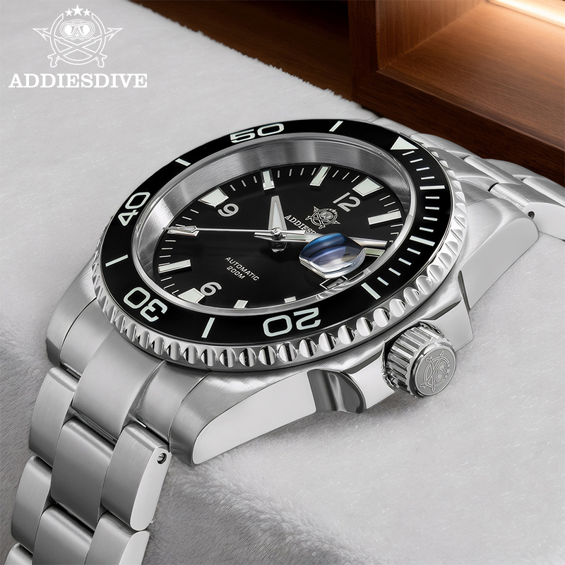 ADDIESDIVE 新しいダイビングギフト腕時計メンズ 8 - Jewelry And Watches のレビューと価格
