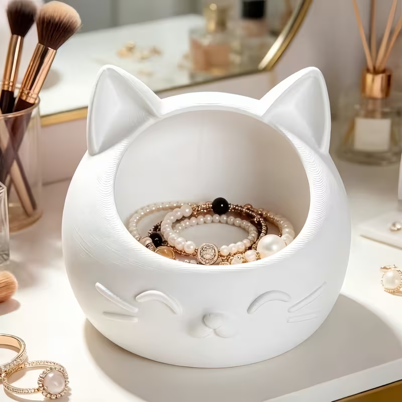 ミニ漫画猫型収納ボックス、ジュエリーや時計などの小物を収納す - Jewels On Watches のレビューと価格