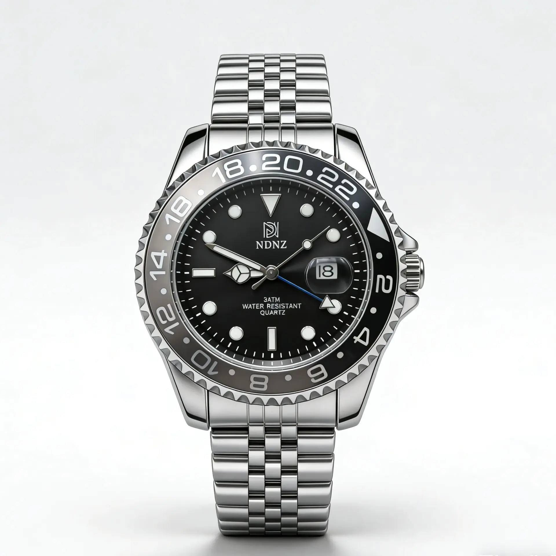 NDNZ ツートーンベゼル GMT ウォッチ、メンズ 3Ba - Rolex Watch Datejust のレビューと価格