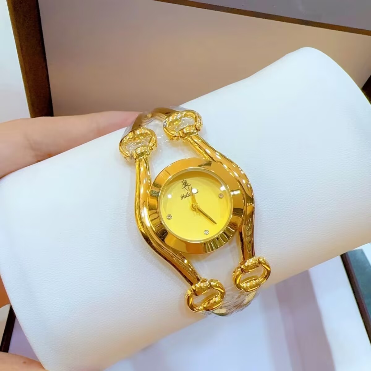 新しいフランスドバイ 24 K ゴールドメッキ腕時計ウェディ - Jewelry And Watches のレビューと価格