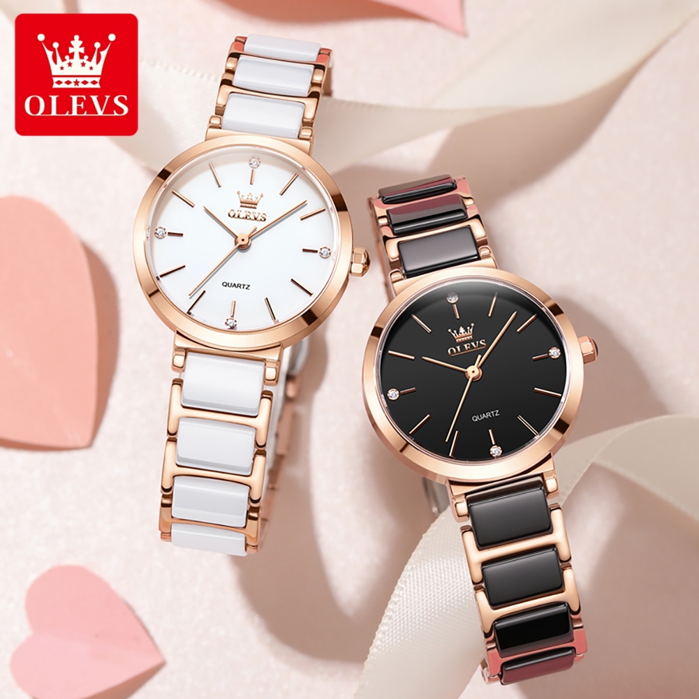 OLEVSレディース腕時計5877高級エレガントクォーツ腕時 - Jewelry And Watches のレビューと価格