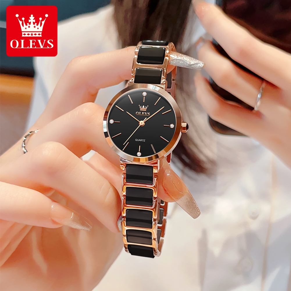OLEVSレディース腕時計5877高級エレガントクォーツ腕時 - Jewelry And Watches のレビューと価格