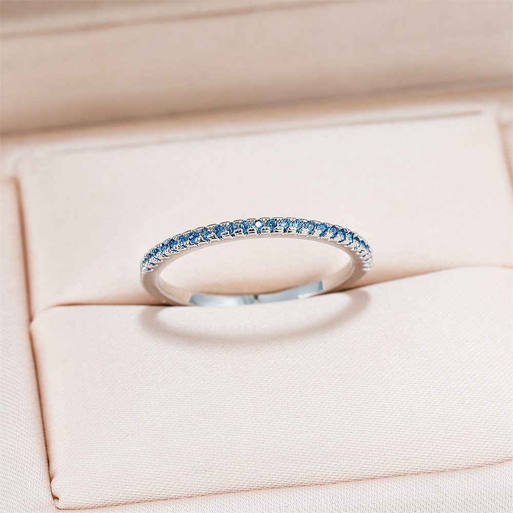 女性のための小さな丸い石のリング,婚約指輪,ミニマリストジュ - Minimalist Ring Stackable のレビューと価格