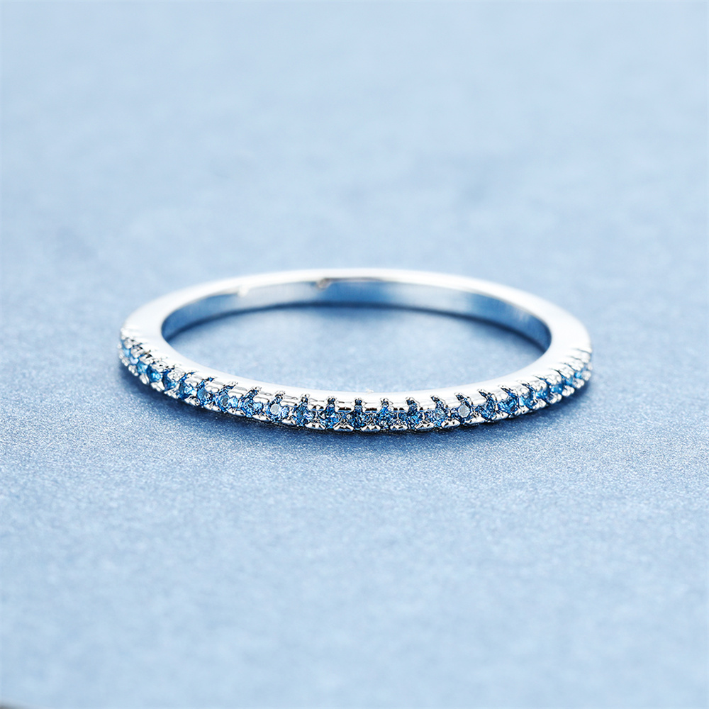 女性のための小さな丸い石のリング,婚約指輪,ミニマリストジュ - Minimalist Ring Stackable のレビューと価格