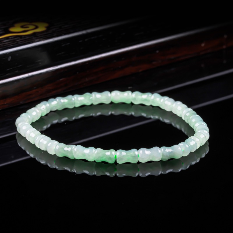 新しい本物の天然良質な翡翠竹のブレスレットネックレス、彫刻チ - Jewelry & Watches Review のレビューと価格