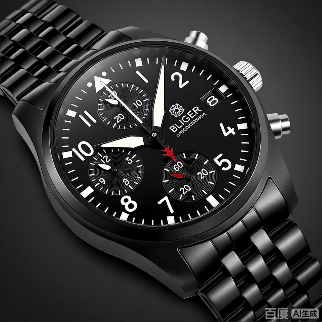 BLIGER フルブラック ブラッシュド 38 ミリメートル - Jewelry And Watches のレビューと価格