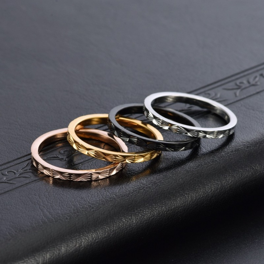 Kolmnsta 2 ミリメートルチタン鋼スタッカブル結婚指 - Minimalist Ring Stackable のレビューと価格