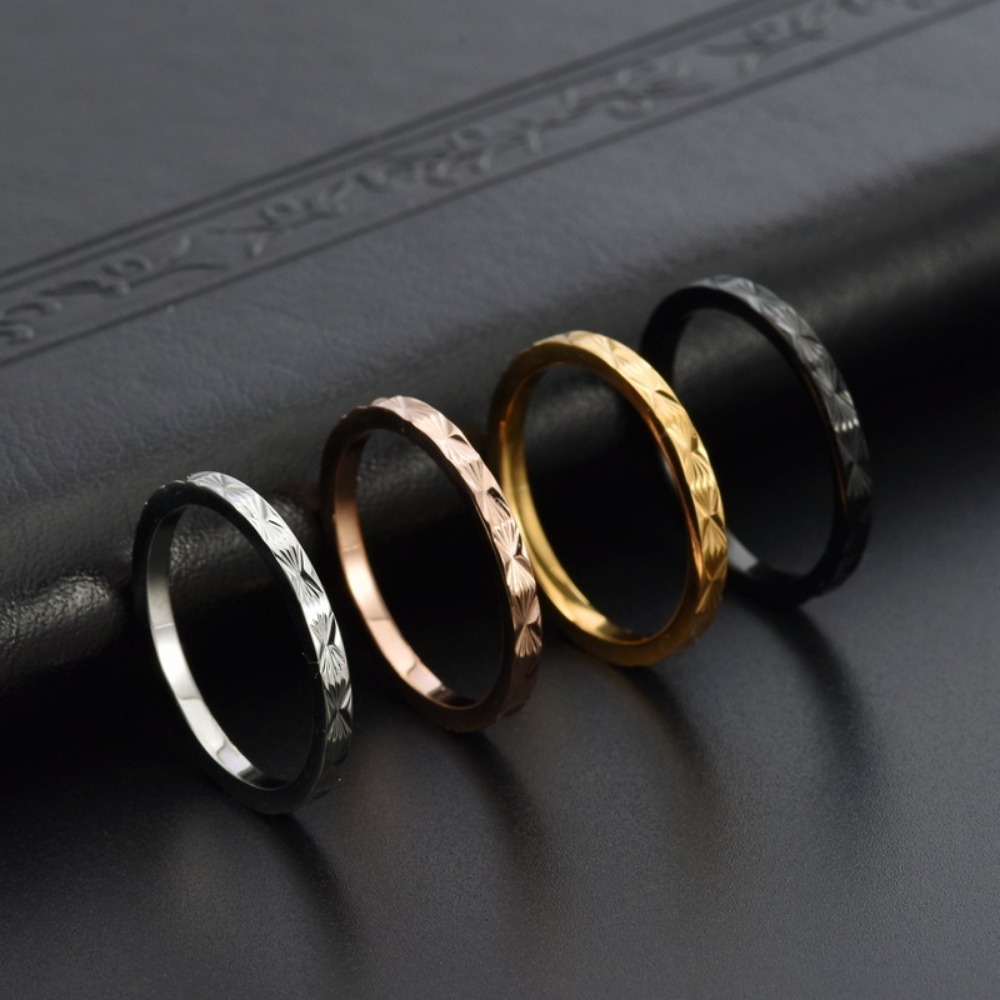 Kolmnsta 2 ミリメートルチタン鋼スタッカブル結婚指 - Minimalist Ring Stackable のレビューと価格