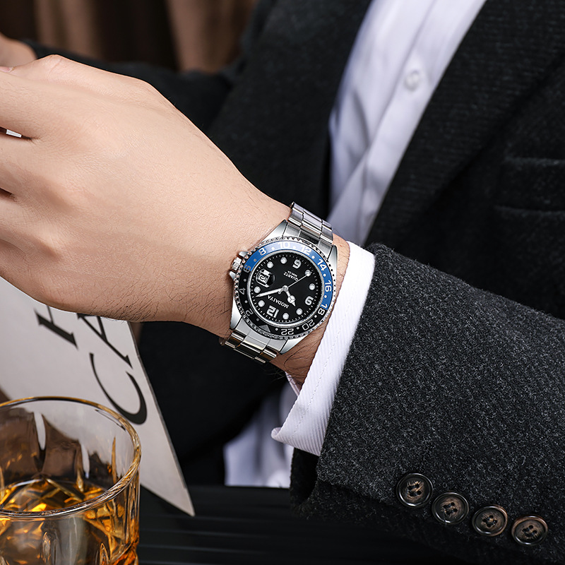 ファッションメンズビジネス腕時計カジュアルシリコンバンドカレ - Rolex Watch Datejust のレビューと価格