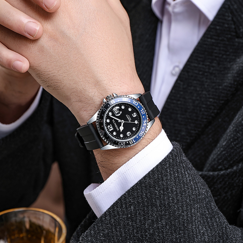 ファッションメンズビジネス腕時計カジュアルシリコンバンドカレ - Rolex Watch Datejust のレビューと価格