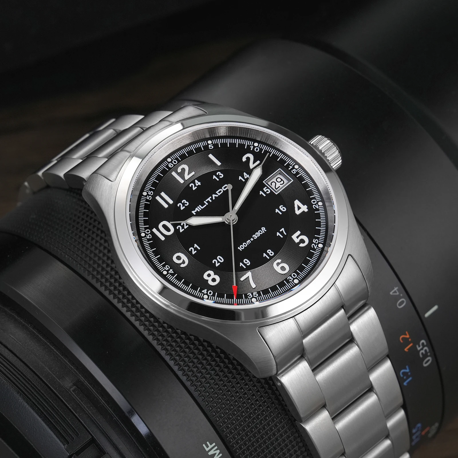 ミリタード ML08 ヴィンテージ クォーツ時計 ロンダ 5 - Jewelry Watches Vintage のレビューと価格