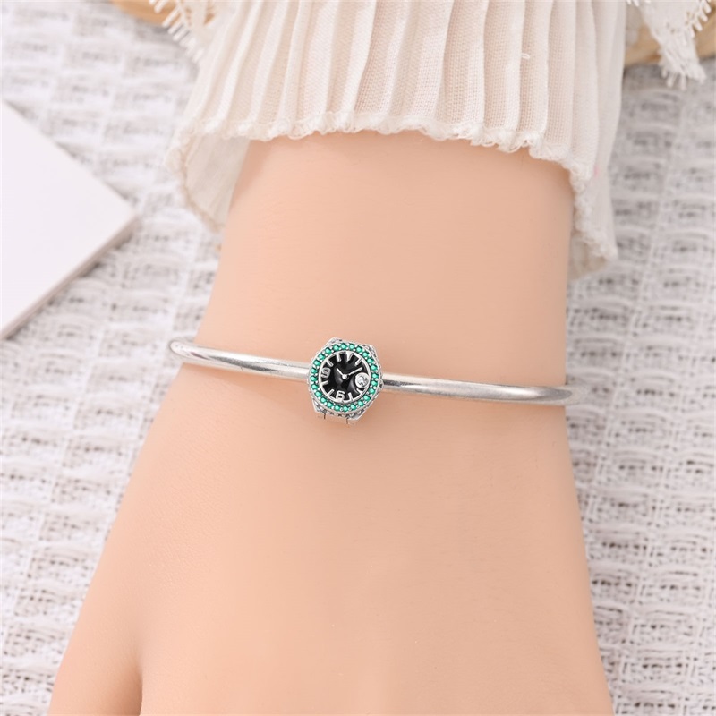 新しい925スターリングシルバー製ウォッチチャームビーズ、ジ - Jewelry Making Watches のレビューと価格